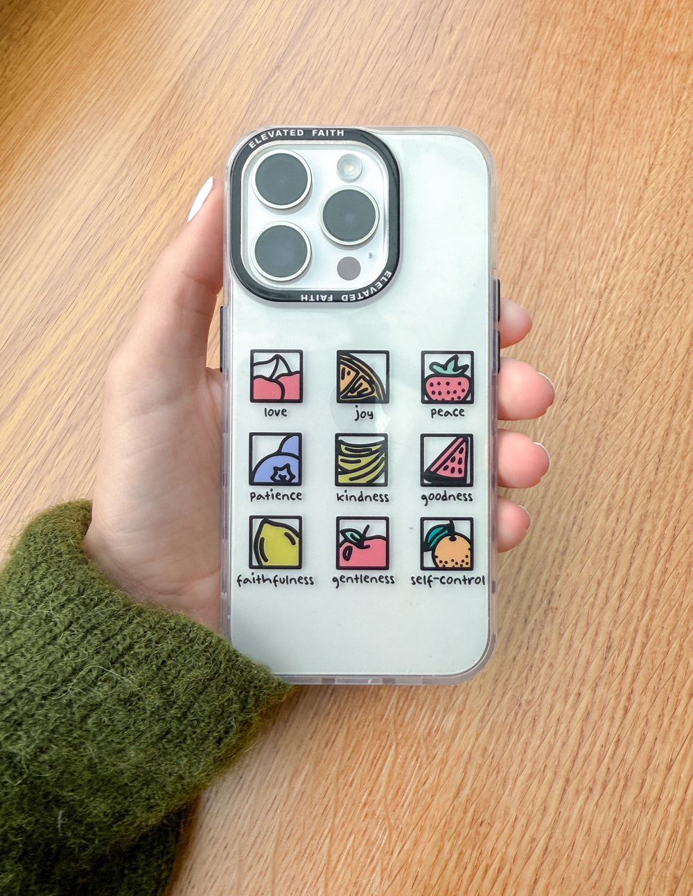 Clear Fruit of the Spirit Phone Case
