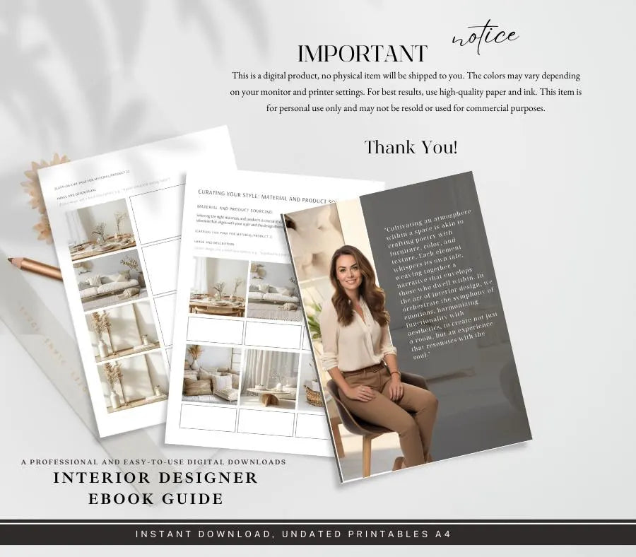 Interior Design Business Ebook: Designer Career Guide (Digital Download)
