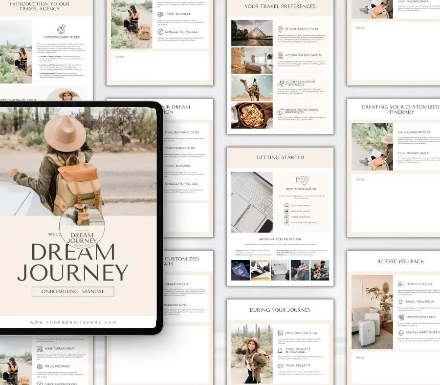 Dream Journey eBook | Self Discovery Guide | Goal Setting Journal | Personal Growth PDF | Digital Download