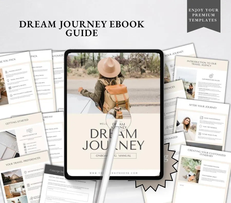 Dream Journey eBook | Self Discovery Guide | Goal Setting Journal | Personal Growth PDF | Digital Download