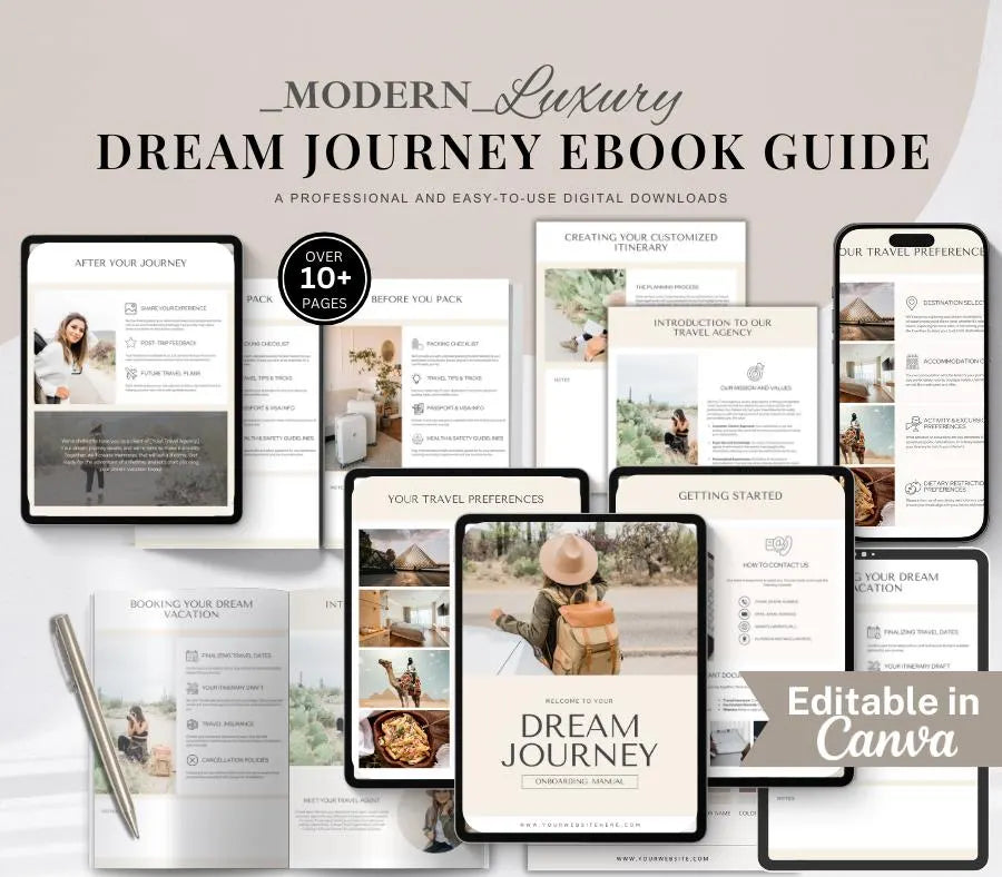 Dream Journey eBook | Self Discovery Guide | Goal Setting Journal | Personal Growth PDF | Digital Download